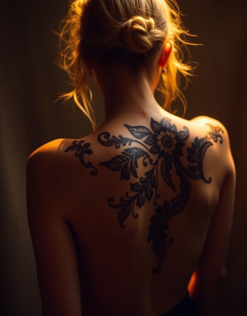 Contemporary fusion henna